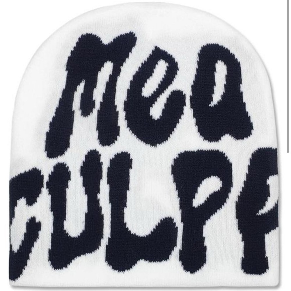 Graphic Beanie Y2k Ideal Gift Winter Beanie, Black & White